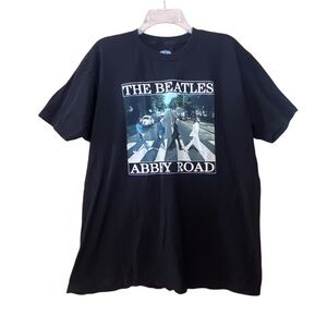 The Beatles Abbey Road Men’s Black Short Sleeve Tee Size XL